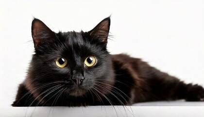 portrait of a black cat