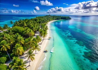 Drone View: Pristine Beaches, Turquoise Waters - Top Vacation Destinations 2025