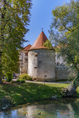 Fototapeta premium Historic Otocec castle. Slovenian national monument.