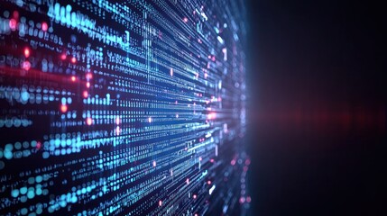 Obraz premium Abstract Digital Data Stream Background