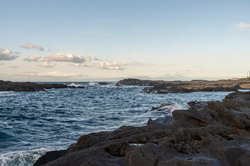 三浦半島の城ヶ島の海岸