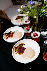 A delicious dish on the table in a restaurant