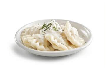 Delicious Polish Pierogi Dumplings Display