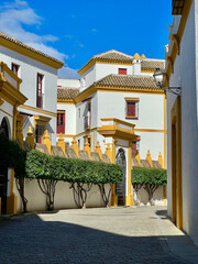 Bullring of the Real Maestranza de Caballería of Seville, in the Arenal neighborhood, next to the...