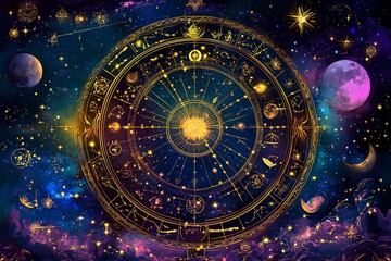 astrology stars horoscope colourful picture