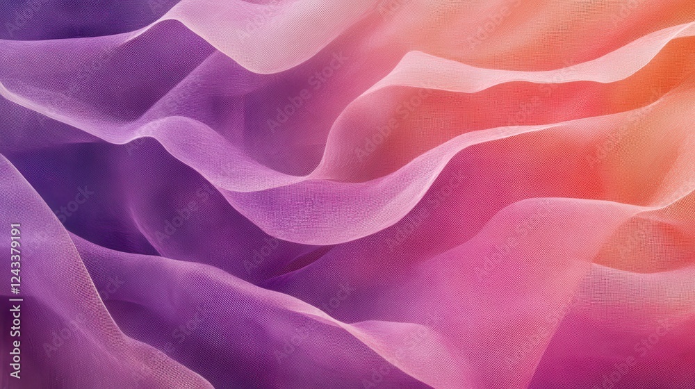 Aufkleber Abstract design showcasing gentle pencil strokes with fluid transitions of color and texture