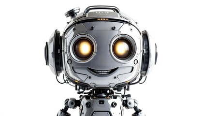 Friendly Robot Character Design 3d Render