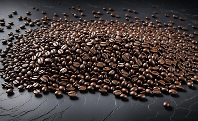 coffee beans in the ground