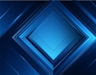 dark blue abstract banner with geometric shapes blue wide modern abstract background  illustration