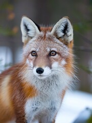 Fototapeta premium close up fox