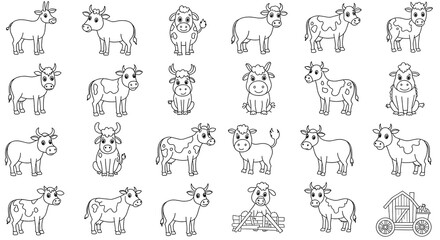 farm animals coloring pages
