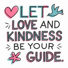 Brighten your day with self care quotes in a playful neon pastel palette, featuring quirky lettering and minimal elements for motivation