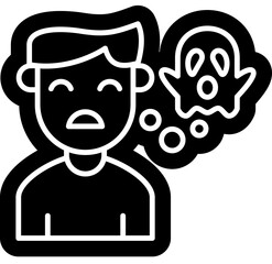 schizophrenia Icon, mental illness, mental health