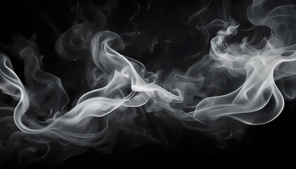 Obraz premium smoke art on black background