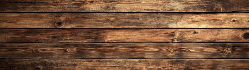 Naklejka premium Rustic brown wood planks background texture (3)