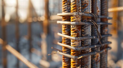 Piles are used in various construction projects to enhance the foundation's strength and stability.