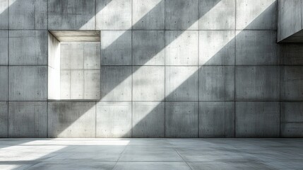 Obraz premium Minimalist Gray Concrete Wall Texture Background