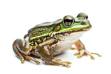 Obraz premium bullfrog isolated on white background. 