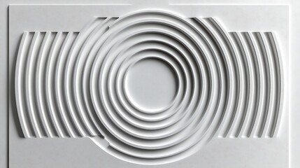 Obraz premium A white background with soft radial shadows emanating from the center.