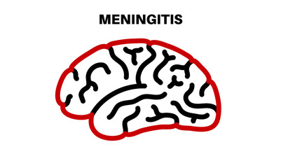 Meningitis medical poster