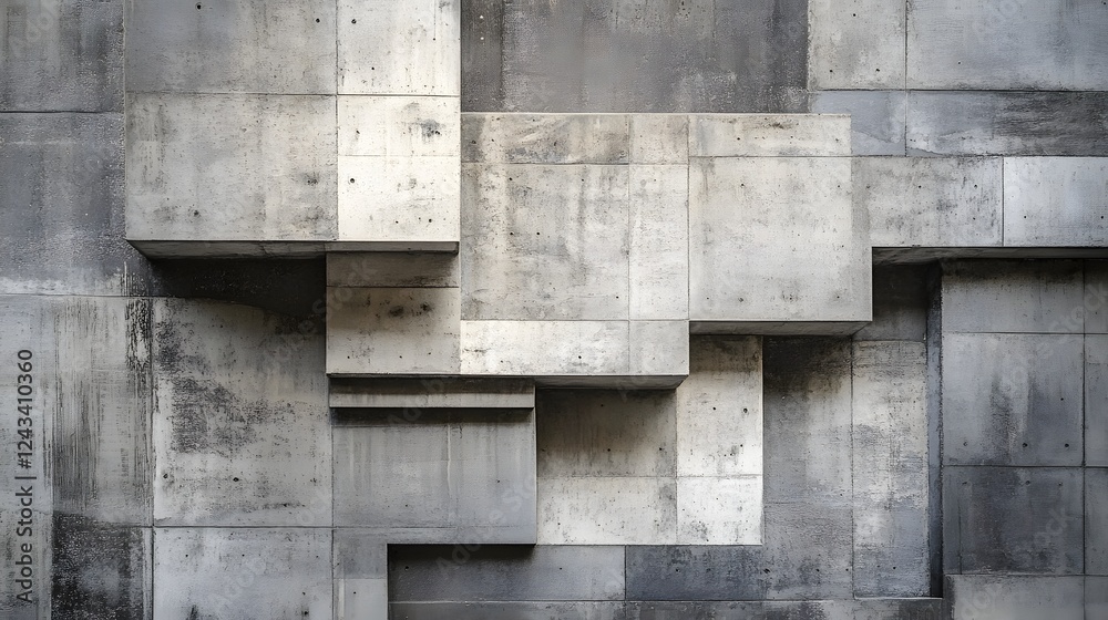 Poster refined gradient concrete texture with bold patterns and subtle tones abstract background with smoot