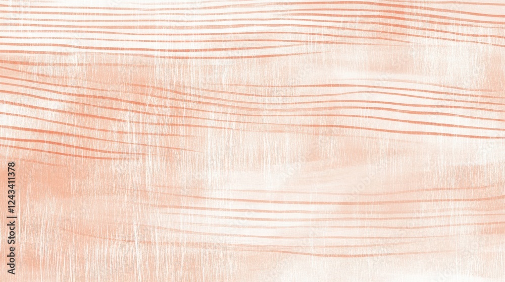 Poster Minimalist backdrop featuring soft peach tones and gentle pencil strokes outlining depth and texture in a serene composition