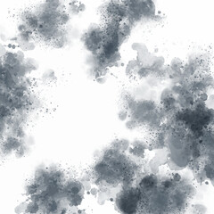 Watercolor stains on a white background. Watercolor background, wallpaper, postcard. Vector. Trace.