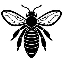 Buzzing Honeybee Collecting Nectar from Vibrant Spring Blossoms