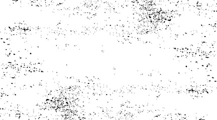 Black and white grunge distress overlay texture abstract surface dust and rough dirty wall.