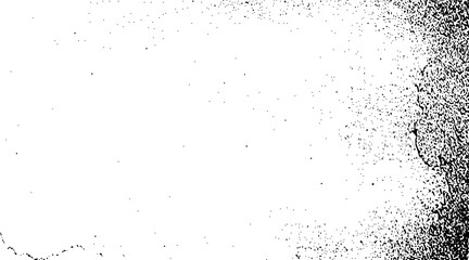 Black and white grunge distress overlay texture abstract surface dust and rough dirty wall.