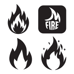 fire icon set