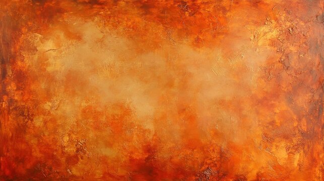 Rich orange and terracotta textured background with warm golden highlights radiating vibrancy and energy