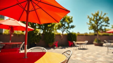 Cafe or restaurant terrace