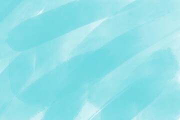 鮮やかな水色の水彩ブラシストロークの抽象的な背景デザイン | Abstract Background Design with Vibrant Aqua Watercolor Brush Strokes