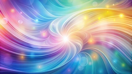 Obraz premium Colorful abstract background with soft swirling patterns and a light gradient effect creates a soothing atmosphere