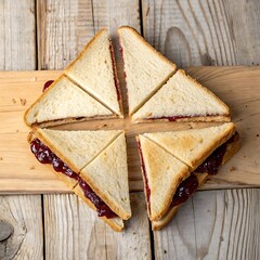 Peanut butter and jelly day poster, celebrated 2 april