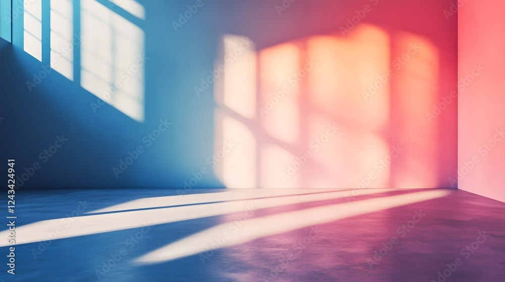 Poster elegant and minimalist gradient spotlight with refined patterns and bold subtle details creating a c