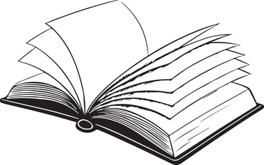 Isolated black open book icon Vector, black open book Silhouette,black open book icon set, black open book for logo,color black open book Vector illustration, Vector Graphic, EPS 10 , clip art work