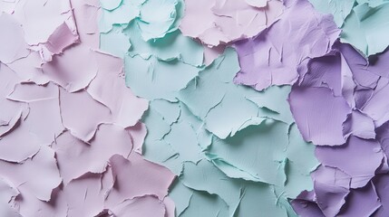 Obraz premium Colorful jagged paper layers create a textured minimalist backdrop for creative projects or artistic displays