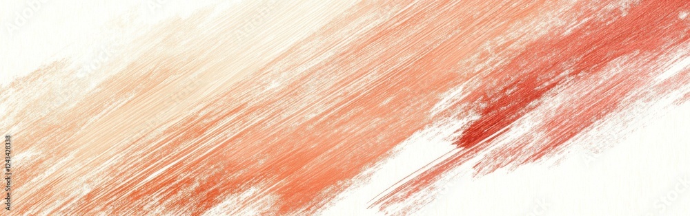 Poster elegant gradient of pencil strokes transitions from soft white to vibrant red