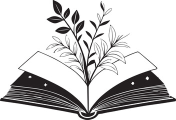 Isolated black open book icon Vector, black open book Silhouette,black open book icon set, black open book for logo,color black open book Vector illustration, Vector Graphic, EPS 10 , clip art work