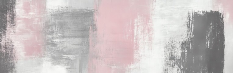 Obraz premium Abstract pencil strokes blend soft gray and pink hues in a contemporary art composition inspired by minimalism and texture