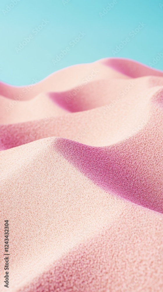 Fototapete soothing gradient background showcasing soft pink and blue hues creating a calming atmosphere in an 