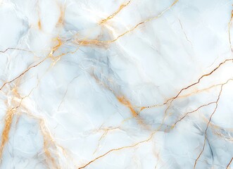 Fototapeta premium Aesthetic blue and gold marble texture showcasing natural patterns, perfect for backgrounds and elegant design elements in architecture and interior decoration.