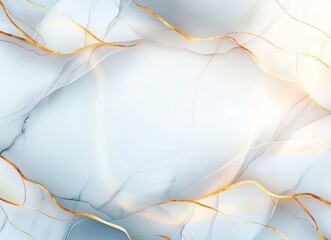 Fototapeta premium An abstract background featuring soft, ethereal hues blended with delicate golden lines. Perfect for digital art, presentations, or creative projects requiring a modern touch.