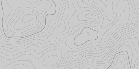 The concept of a conditional geography scheme and the terrain path. Vector illustration.The stylized height of the topographic contour in lines and contours.
