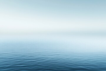 Tranquil Seascape with Soft Blue Tones and Gentle Water Ripples