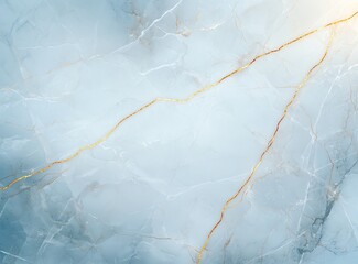 An elegant marble texture featuring soft blue tones with golden veins. Perfect for backgrounds, wallpapers, and design projects seeking a modern, luxurious feel.
