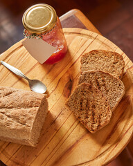 Jam Jar Ready for Your Custom Logo on the Label