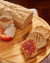 Branding Opportunity Jam Jar with Editable Label